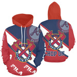 Load image into Gallery viewer, ATLANTA BRAVES DESIGN All Over Print Hoodie
