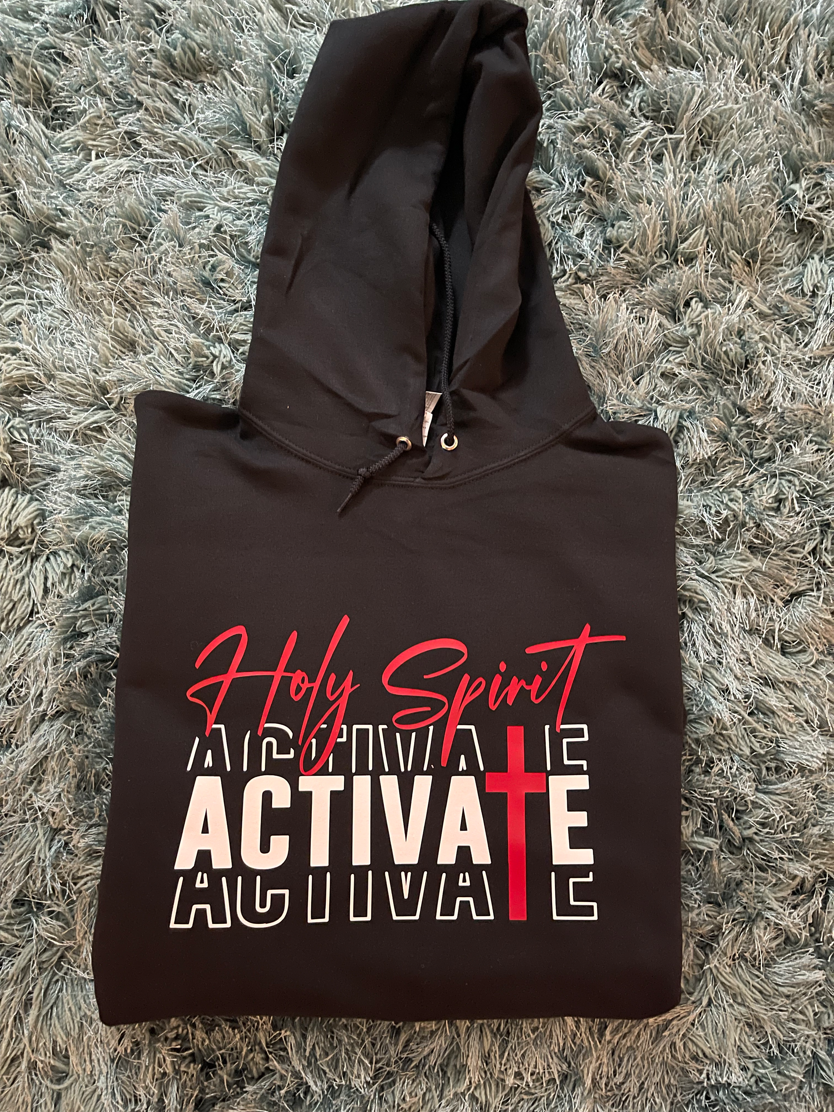 Holy Spirit Activate Pullover Hoodie Unisex