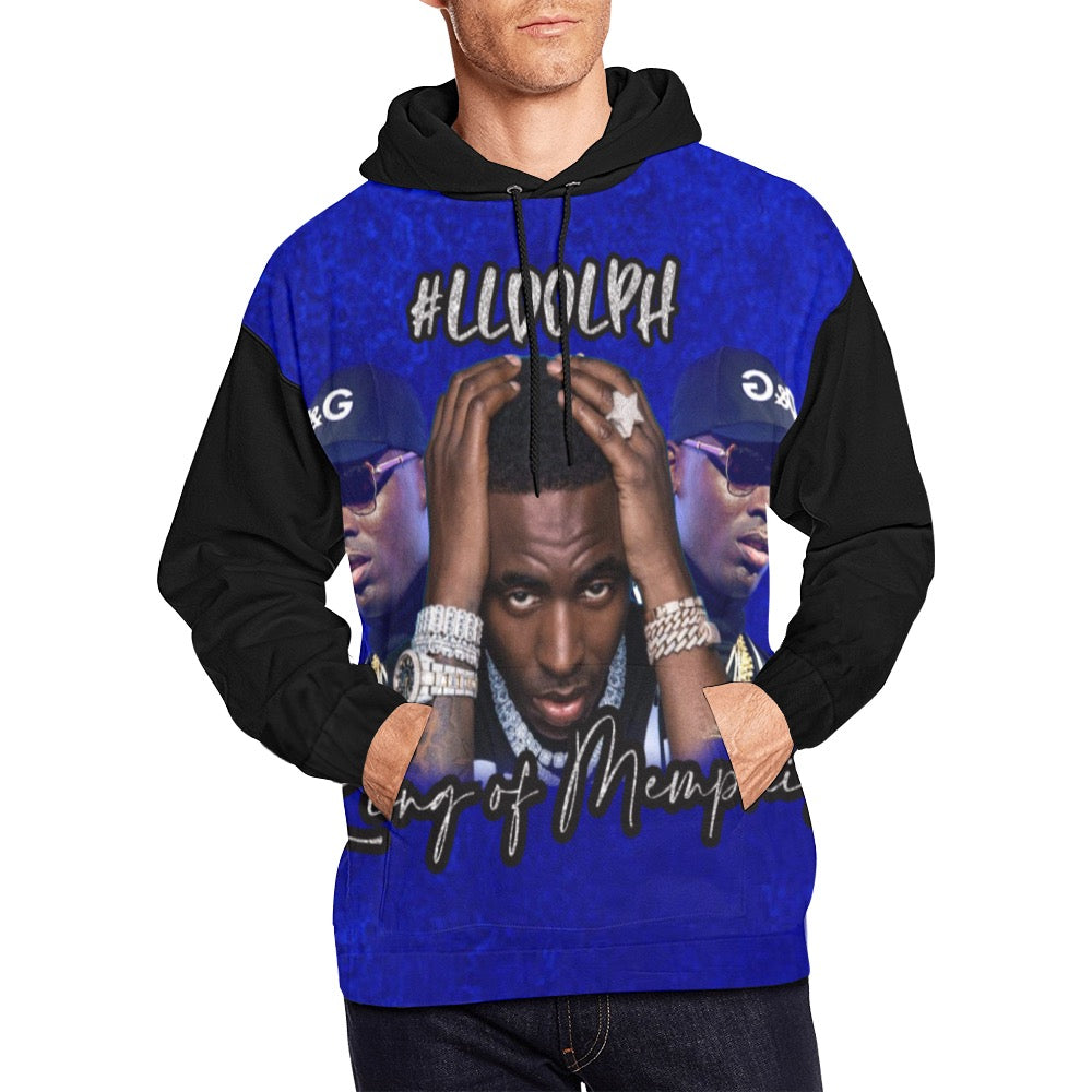 Young Dolph All Over Print Hoodie for Men