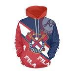 Load image into Gallery viewer, ATLANTA BRAVES DESIGN All Over Print Hoodie
